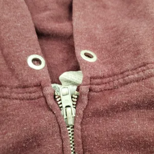 Victoria's Secret PINK Magenta Full Zip Bling Hoodie Size Small thumbnail 5