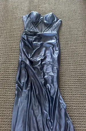 Blue corset Prom dress- Size 2- Original Price $500 thumbnail 1
