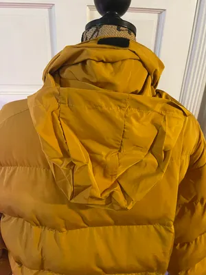 Kendall & Kylie Mustard Yellow Puffer Jacket thumbnail 3