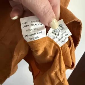 DISSH | Louise Linen Square Neck Mini dress - Light Brown | US Size 4 AU Size 8 thumbnail 6