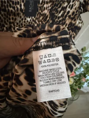 Rachel Zoe Leopard Print Short Sleeve Dress - Brown/Black/Cream thumbnail 4