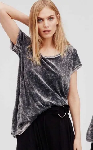 We The Free Doran velvet tee thumbnail 1