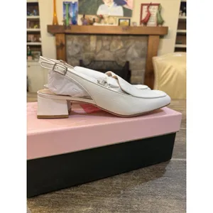 Kate Spade New York Sahiba Sling Back Pump White Crocodile Print Size‎ 8.5M thumbnail 3