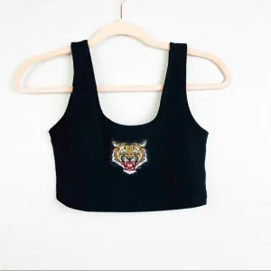 ADIKA Black Cattitude Crop Top Size Small‎ thumbnail 5