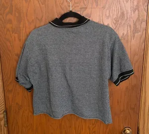 Vintage Embroidered Cropped Polo Multiple Size M thumbnail 6