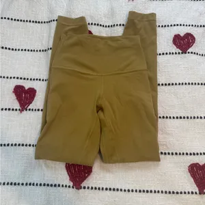 Lululemon Olive Green Leggings size 2 thumbnail 3