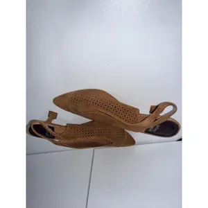 Jeffrey Campbell Bianca Tan Suede Slingback Ketten Heel Pumps Size 10‎ thumbnail 8