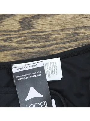 NWT Cotton On High-Waisted Cheeky Bikini Bottoms 6335721-46 Black Shimmer M thumbnail 7