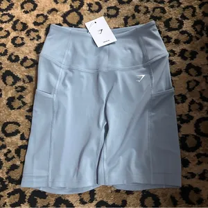 NWT! Small GYM SHARK Pocket Shorts - Blue thumbnail 4