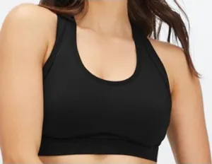 Fabletics Black Cross Back Large Sports Bra Tank Top Athletic Workout‎ Yoga thumbnail 1
