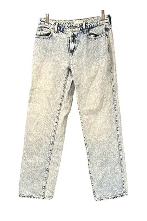 PacSun Women's Size 25 Acid Wash‎ Mom Jeans High Rise Straight Leg Denim thumbnail 1