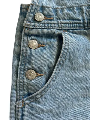 Levi’s Premium VINTAGE OVERALLS Size XS Retro 90s baggy workwear Utility Granola thumbnail 9