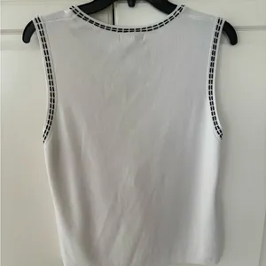 Carducci sleeveless‎ top White Size L thumbnail 5