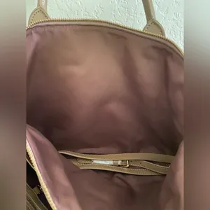 Lauren Ralph Lauren Leather Newbury Tan Tote Bag. thumbnail 10