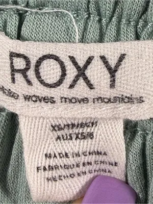 Roxy Leisure Lounge Fleece Lined Women’s Shorts XS Green Color, Super Comfy Cozy thumbnail 5