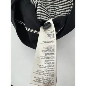 Anthropologie Maeve The Naomi Pants Sz 12 Black High Rise Wide Leg Utility thumbnail 13