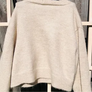 Cropped beige cardigan M Tan Size M thumbnail 4
