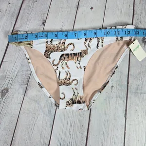 Aerie Cat Animal Print Knot Bikini Bottom‎ XS NWT thumbnail 9