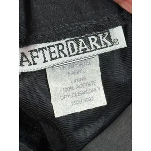Vintage After Dark Black Sheer Overlay Maxi Skirt Size 9-10 Formal Evening Goth‎ thumbnail 7