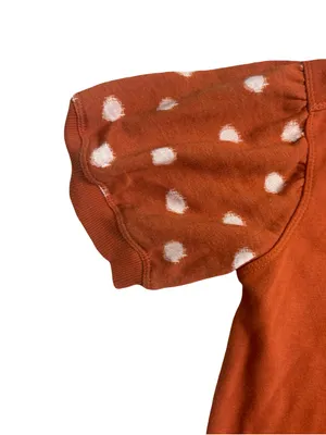 Daily Practice Orange Crop Puff Sleeve Top thumbnail 3