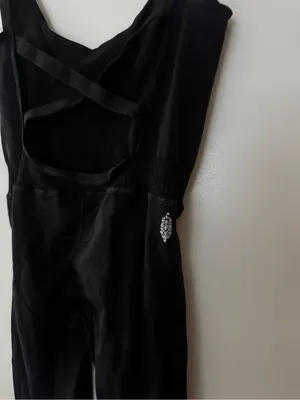 Free People Movement Good Karma Onesie Washed Black thumbnail 11