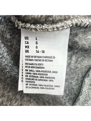 American Eagle Outfitters Women’s Gray Zipped Hoodie Sweatshirt Jacket Sz L thumbnail 10