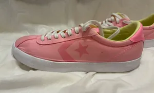 Converse Womans Sz 8.5 Breakpoint Ox Pink Yellow Low Top Canvas Skater Sneakers thumbnail 1