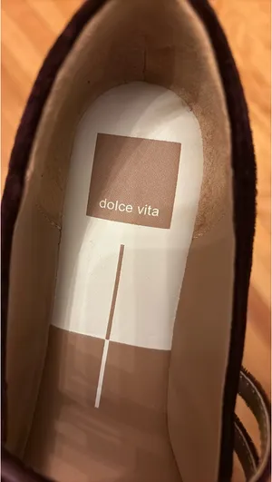 Burgundy Velvet dolce vita Gibsen flats 8.5 thumbnail 5