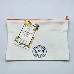 Bismillah Canvas Zipper Pencil‎ Bag Makeup Bag Pouch Bag Handmade NWT thumbnail 2