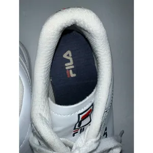 Fila‎ Reunion Women's White/Navy/Red Leather Sneakers Lace Up Low Top Shoes 8 thumbnail 3