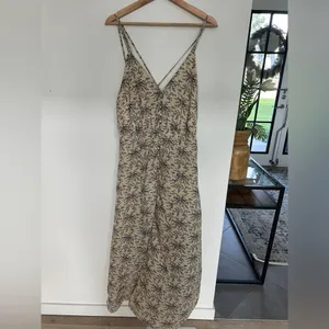 Mod Ref Tan Black Sleeveless Slip Dress thumbnail 6