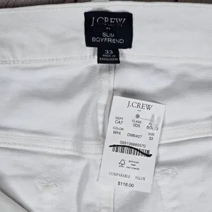 J. Crew Factory Slim boyfriend jean in all-day stretch 33‎ BO673 NWT thumbnail 5