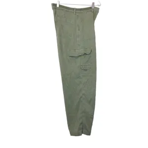 American Eagle Cargo Pants Womens 12 Green High Rise Wide Leg Stretch Utility thumbnail 9