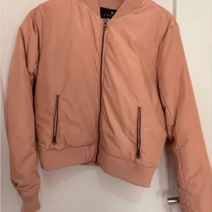 Women's Pink Bomber Jacket Size XS thumbnail 1