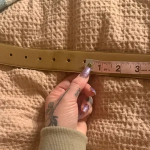 Light Brown Leather Belt Tan thumbnail 9