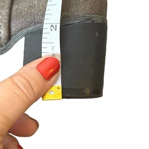 Natural Soul by Naturalizer Zela‎ Gray Ankle Boots Women's Size 6M Moto Combat thumbnail 9
