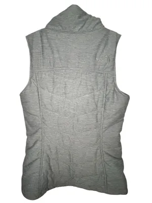 The North Face Light Blue Quilted Insulated Full Zip Up Winter Vest thumbnail 5