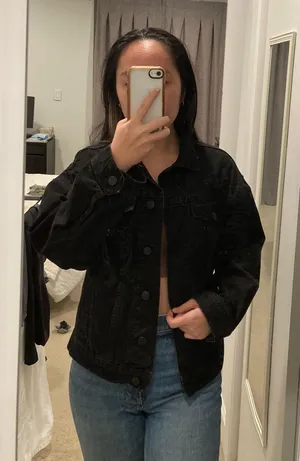 Black Denim Jacket thumbnail 1