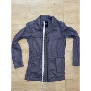 Madewell Jacket Women XS Rustic Gray‎ Full Zip Utility Military Hiking Outdoor thumbnail 4