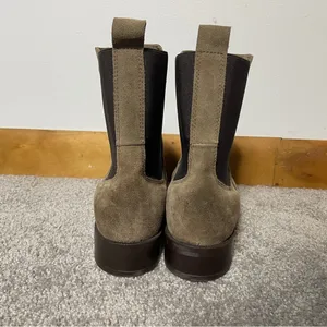 Emanuele Crasto‎ Tan/taupe Chelsea Boots Women’s size EU 39/US 8-8.5 thumbnail 9