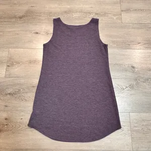 Logo by Lori Goldstein‎ Layers Purple Knit Tank Top Womens Size Medium M Thermal thumbnail 2