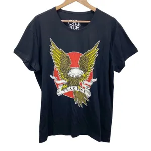 Chaser Womens Graphic T-Shirt 1X Eagle Fearless Biker Americana Streetwear Edgy‎ thumbnail 1