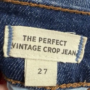 Madewell The Perfect Vintage‎ Crop Jeans Blue Distressed Size 26 Denim Casual thumbnail 5