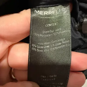 Merrell Goose Down Puffer Jacket Womens XS Black Full Zip Coat Gorpcore Outdoor thumbnail 4