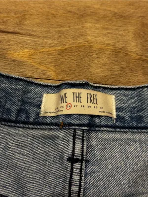 Free People Heartbreaker Patched Denim Shorts Size 26 thumbnail 2