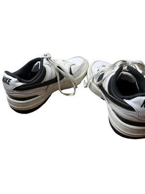 🤍👟 Nike Gamma‎ Force Leather Sneakers White Black Women’s Size 5.5 EU 36 👟🤍 thumbnail 5
