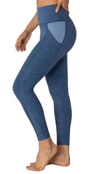 Beyond Yoga Spacedye In The Mix High Waisted 7/8 Yoga Leggings in Blue thumbnail 1