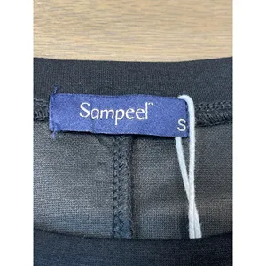 Sampeel Dress Size S Black Matte Jersey Shift Long Sleeve Wrinkle Free NWT thumbnail 2