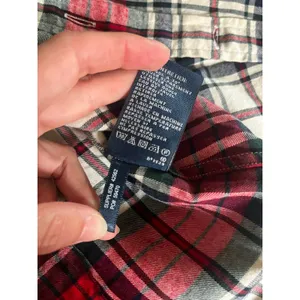 Ralph Lauren Tartan Plaid Shirt sz 2 Suede Elbow Patches Equestrian Preppy Cabin thumbnail 9