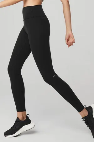 Alo NWT High Waisted Airbrush Leggings Black Size XXS thumbnail 1
